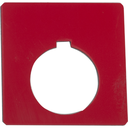 Picture of Blank legend, Harmony 9001K, Harmony 9001SK, 30mm, plastic, red with black letters, 57mm square