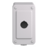Picture of Empty enclosure control station, Harmony 9001K, Harmony 9001SK, plastic, 1 cut out, 30mm, for 3 4 cable entry
