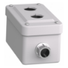 Picture of Empty enclosure control station, Harmony 9001K, Harmony 9001SK, plastic, 2 cut outs, 30mm, for 3 4 cable entry