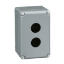 Picture of Empty enclosure control station, Harmony 9001K, Harmony 9001SK, aluminium, 2 cut outs, 30mm