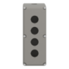 Picture of Empty enclosure control station, Harmony 9001K, Harmony 9001SK, aluminium, 4 cut outs, 30mm