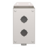 Picture of Empty enclosure control station, Harmony 9001K, Harmony 9001SK, stainless steel, 2 cut outs, 30mm