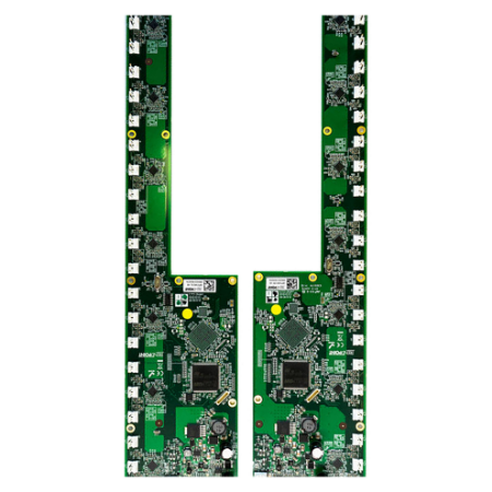 Picture of PowerLogic HDPM6000S current transformer Strip, 21-circuits shaped Left with waveform capture