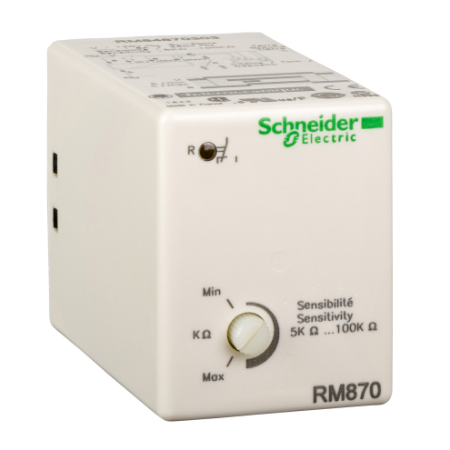 Picture of liquid level control relay RM84 - plug-in - 8 pins - 230 V AC