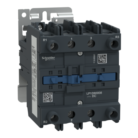 Picture of TeSys, Contactor, TeSys Deca, 4P(2NO+2NC), AC-1, 440V, 125A, 220V DC coil