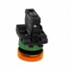 Picture of Harmony XB5, Pilot light, grey plastic, orange, 22mm, universal LED, plain lens, 24V AC DC