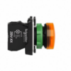 Picture of Harmony XB5, Pilot light, grey plastic, orange, 22mm, universal LED, plain lens, 24V AC DC