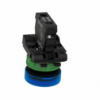 Picture of Harmony XB5, Pilot light, grey plastic, blue, 22mm, universal LED, plain lens, 24V AC DC