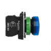 Picture of Harmony XB5, Pilot light, grey plastic, blue, 22mm, universal LED, plain lens, 24V AC DC
