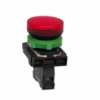 Picture of Harmony XB5, Pilot light, grey plastic, red, 22mm, universal LED, plain lens, 24V AC DC