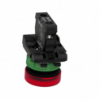 Picture of Harmony XB5, Pilot light, grey plastic, red, 22mm, universal LED, plain lens, 24V AC DC