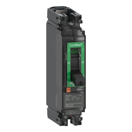 Picture of Circuit breaker, ComPacT NSX100M AC/DC, 40kA/240VAC, 1 pole, TMD trip unit 50A