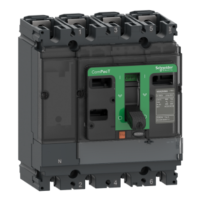 Picture of Switch disconnector, ComPacT NSX250NA, 4 poles, fixed, thermal current Ith 250A