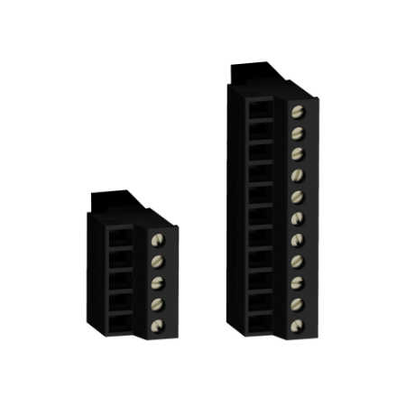 Picture of Terminal block kit, Modicon M262, Set of connector, Logic/motion controller Screw connectors, 5 + 11 conn. Blocks