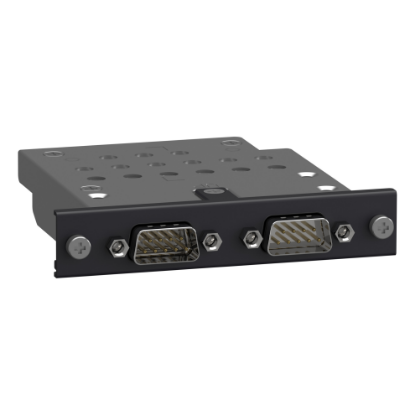 Picture of Expansion option, PS6000, 2 x D-Sub 9 pin plug connector, 2,400...115,200 bps