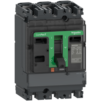 Picture of Switch disconnector, ComPacT NSX160NA, 3 poles, fixed, thermal current Ith 160A