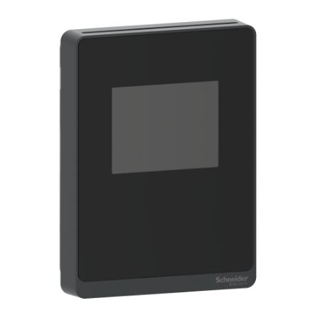 Picture of Sensor, SpaceLogic SLA Series, humidity, room, temperature, color touchscreen, analog outputs, optimum black housing