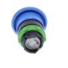 Picture of Harmony XB5, Head for non illuminated pushbutton, plastic, blue, mushroom 40mm, 22mm, spring return