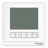 Picture of Thermostat, Spacelogic, fan coil on/off, standalone, LCD 5 Button, 4P, 3 fan, 240V, white