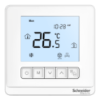 Picture of Thermostat, Spacelogic, fan coil on/off, standalone, LCD 5 Button, 4P, 3 fan, 240V, white