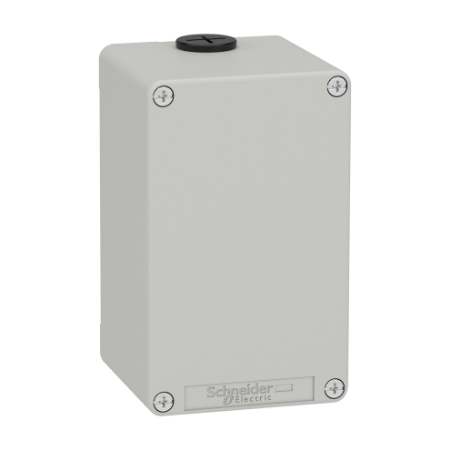 Picture of Die cast empty control station, Harmony XAP, XB2 SL, zinc alloy, grey, M20, undrilled, 80x130x77mm, UL cULus