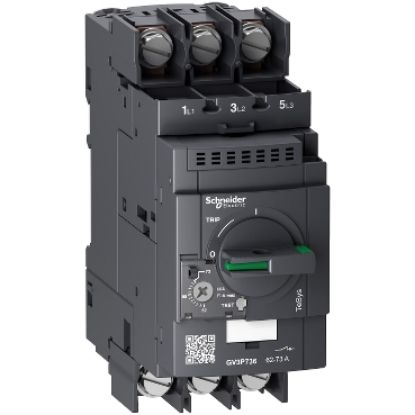 Picture of Motor circuit breaker,TeSys Deca frame 3,3P,62-73A,thermal magnetic,lugs terminals