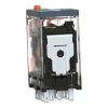 Picture of miniature plug in relay, Harmony Electromechanical Relays, 6A, 4CO, with LED, lockable test but to n, 24V AC