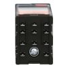 Picture of miniature plug in relay, Harmony Electromechanical Relays, 6A, 4CO, with LED, lockable test but to n, 120V AC