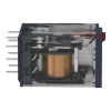 Picture of miniature plug in relay, Harmony Electromechanical Relays, 6A, 4CO, lockable test but to n, 24V AC