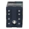 Picture of miniature plug in relay, Harmony Electromechanical Relays, 6A, 4CO, with LED, lockable test but to n, 12V DC