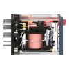 Picture of miniature plug in relay, Harmony Electromechanical Relays, 6A, 4CO, with LED, lockable test but to n, 230V AC