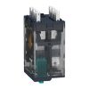 Picture of miniature plug in relay, Harmony Electromechanical Relays, 6A, 4CO, with LED, lockable test but to n, 48V DC