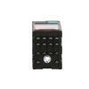 Picture of miniature plug in relay, Harmony Electromechanical Relays, 6A, 4CO, lockable test but to n, 24V DC