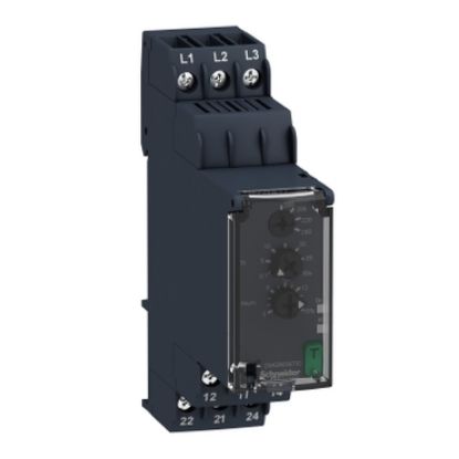 Picture of 3-phase control relay, Harmony Control Relays, 8A, 2CO, 200â€¦240V AC