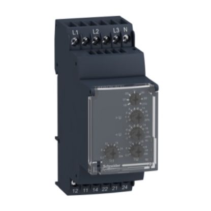 Picture of Harmony Control Relays, Modular 3 phaseVoltage control relay, 5A, 2CO, 120…277V AC