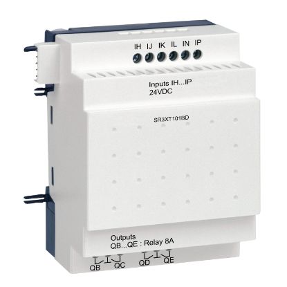 Picture of Zelio Logic, Discrete I/O extension module, 10 I/O, 24 V DC