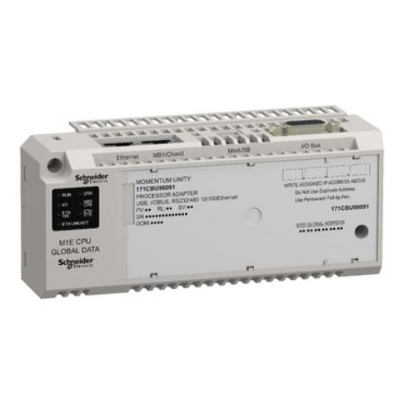 Picture of Unity M1E processor - RS232/485 - Ethernet - USB - I/O bus - global data
