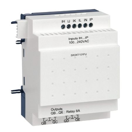 Picture of Zelio Logic, Discrete I/O extension module, 10 I/O, 100...240 V AC