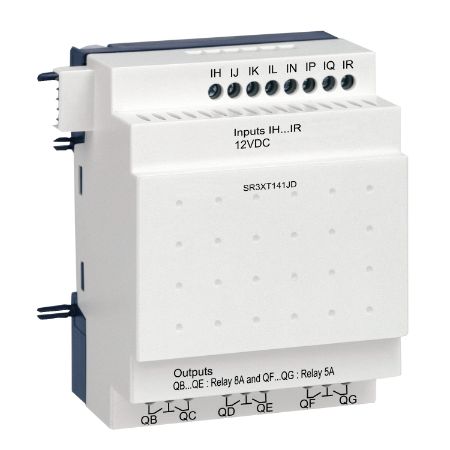 Picture of Zelio Logic, Discrete I/O extension module, 14 I/O, 12 V DC