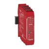 Picture of safety controller, Modicon MCM, combined with backplane expansion connector, spring