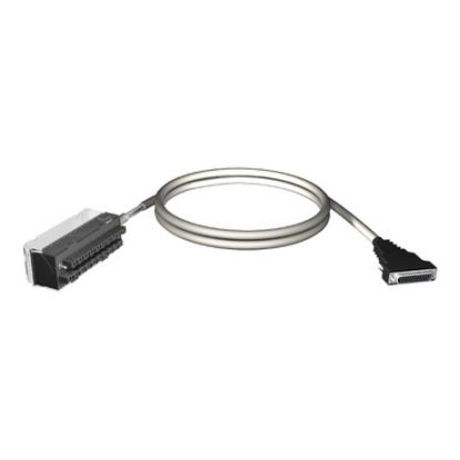 Picture of preformed cordset, Modicon X80, 20 way terminal, SUB-D25 connector, 5m