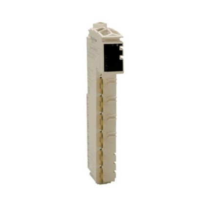 Picture of analog input module, Modicon TM5, 2I, temperature probe PT100, PT1000, 16bits