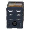 Picture of plug-in relay, Harmony electromechanical relays, 15A, 2CO, lockable test button, 24V AC