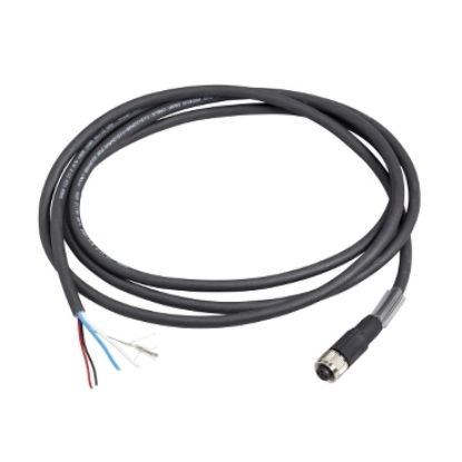Picture of CANopen bus daisy chain cable - angled - M12-A male-female - 10m