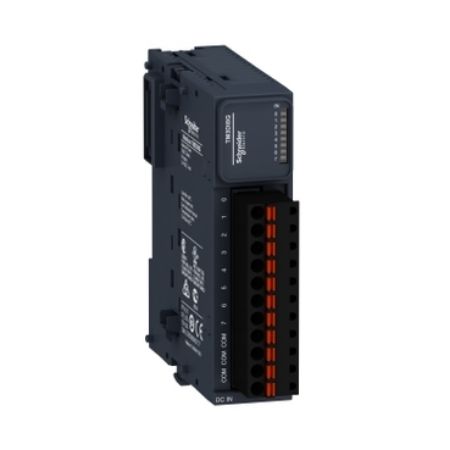 Picture of Modicon TM3, Discrete input module, 8 inputs (spring) 24 VDC