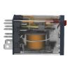 Picture of plug-in relay, Harmony electromechanical relays, 15A, 2CO, with LED, lockable test button, 120V AC