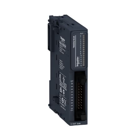 Picture of Modicon TM3, Discrete output module, 16 outputs transistor NPN (HE10)
