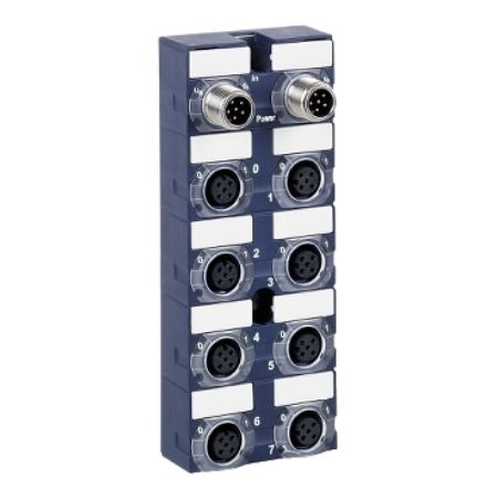 Picture of compact IP67 modular I/O splitter box - Advantys FTM - 8 I/O - 24 V DC