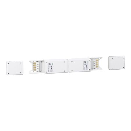 Picture of End feed unit, Canalis KNA, 40/63A, central mounting, polarity 3L+N+PE/3L+PEN, white RAL9001