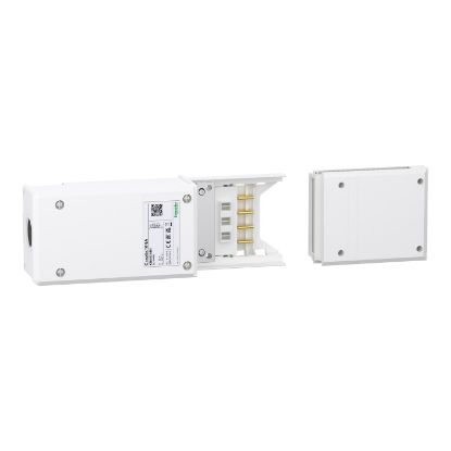 Picture of End feed unit, Canalis KNA, 40/63A, right or left mounting, polarity 3L+N+PE/3L+PEN, white RAL9001